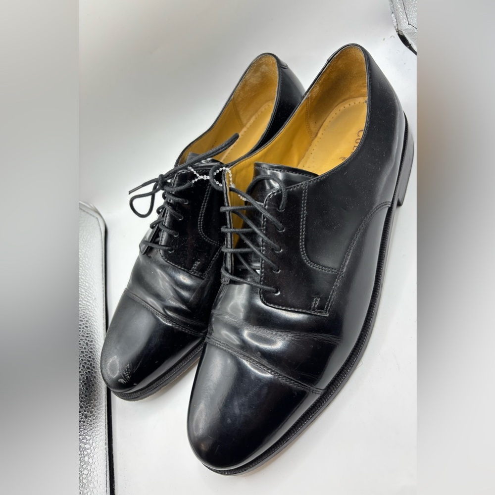 Cole Haan Men’s Black Leather Cap Toe Oxford Dress Shoes Size 13 D - Picture 3 of 9